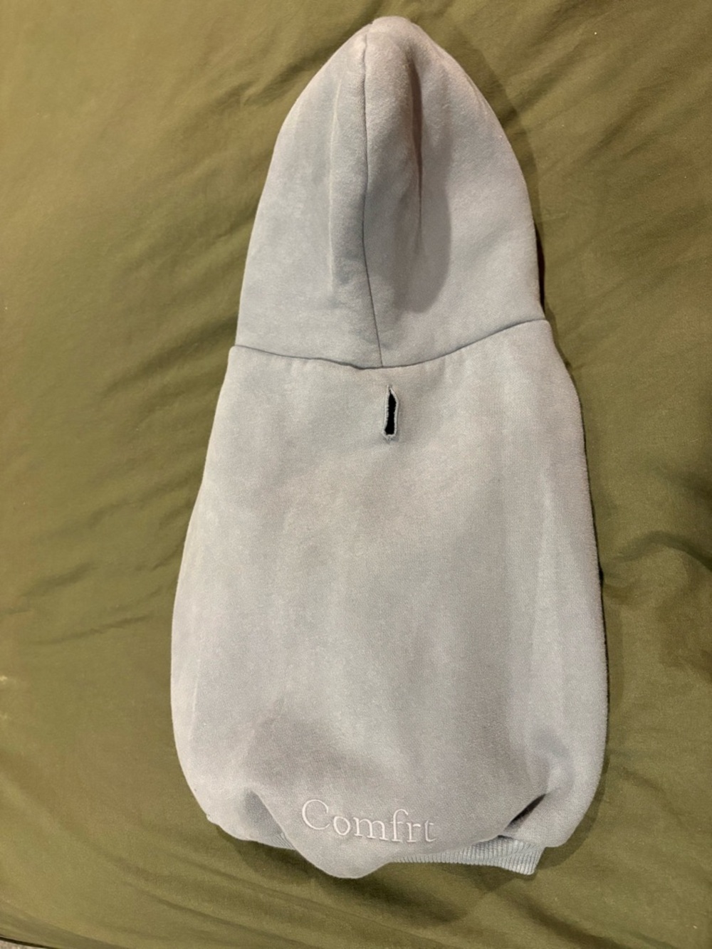 Sky Blue Comfrt Dog Hoodie Large